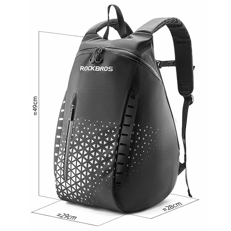 ROCKBROS H36 14.5L Motorcycle Helmet Storage Backpack Reflective Shoulder Bag ROCKBROS H36 14.5L Motorcycle Helmet Storage Backpack Reflective Shoulder Bag